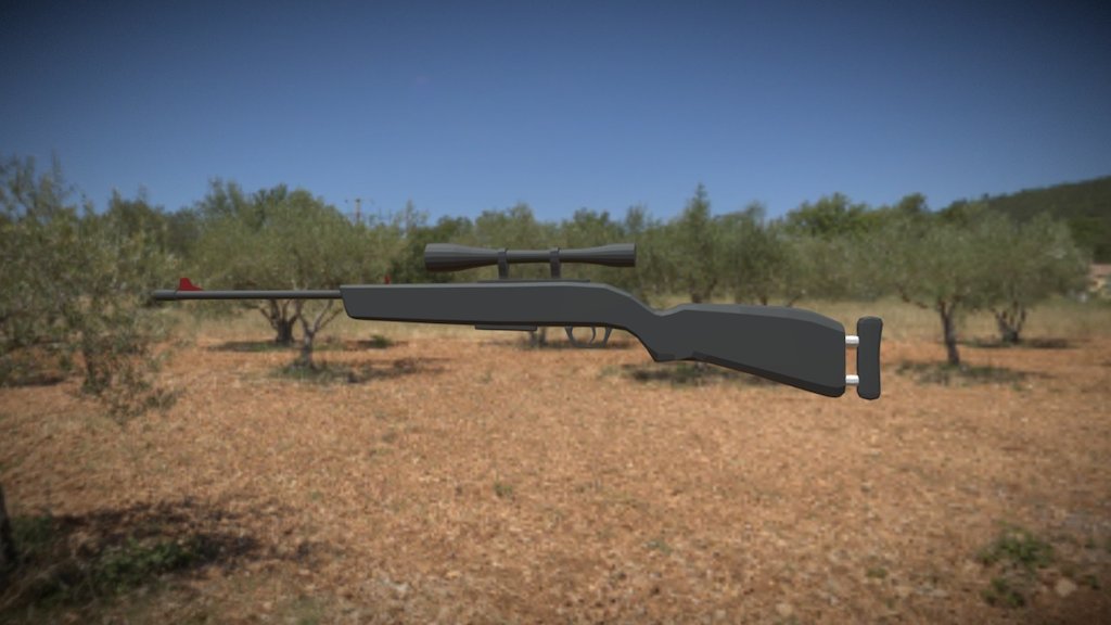 Sniper-rifle Gun (non-textured)