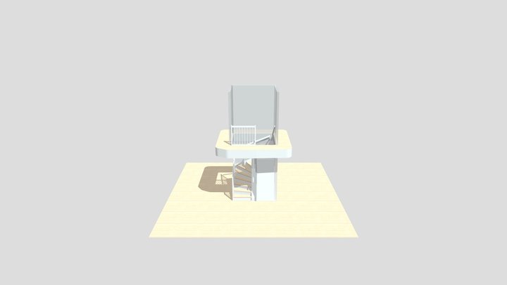 I494-25-Speilvendt med kott 3D Model