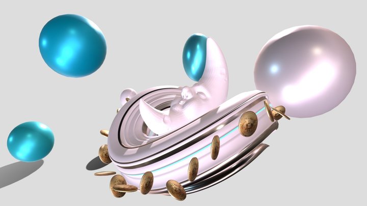 Sleepy Head 3D Model