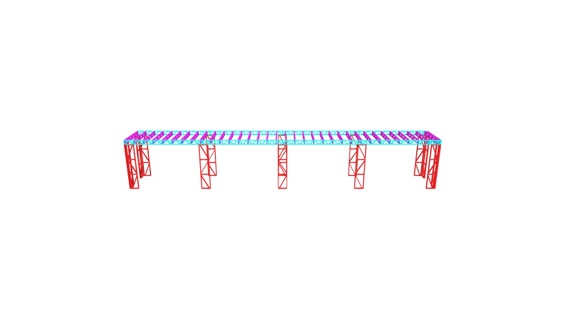2.5m x 20m Mezzanine (free standing)