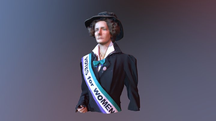 Mrs Lillian Metge - Lisburn Suffragette 3D Model