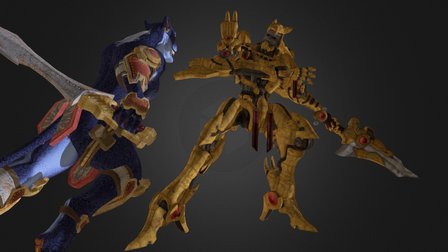Djaso VS Guardian - Version A 3D Model