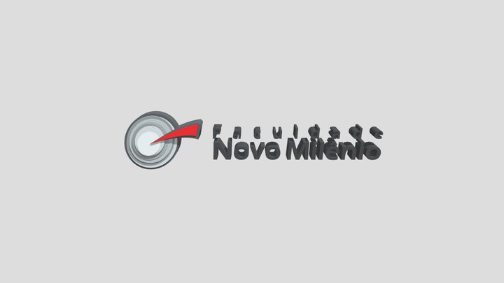 Logo Faculdade Novo Milênio 3D Model