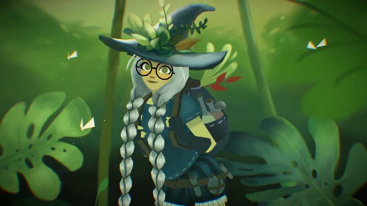 Vagabond Witch 3D Model