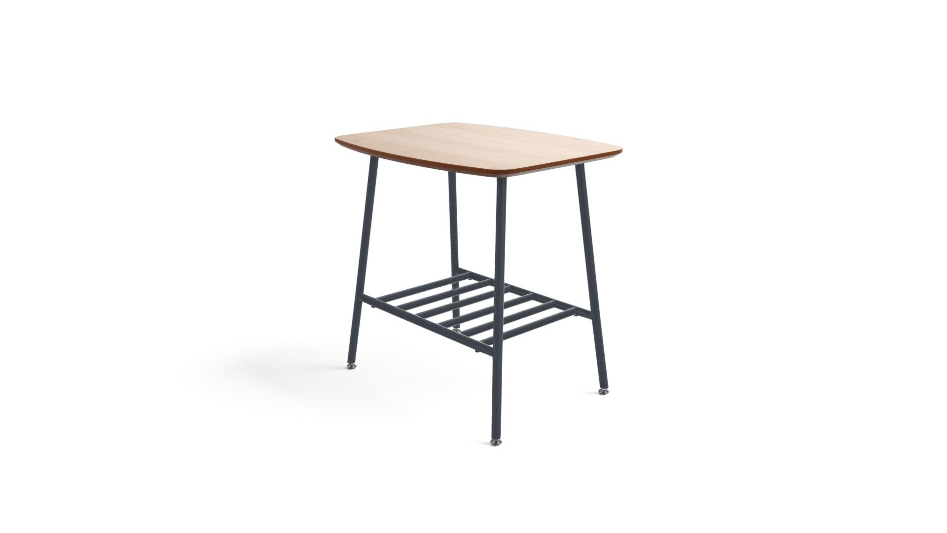 Haywood Side Table, Ash and Grey Download Free 3D model by