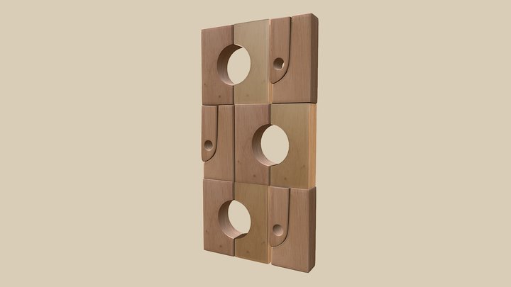 Unit Block Advanced 3D Model