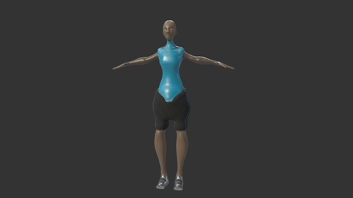 Cleric T Pose 3D Model