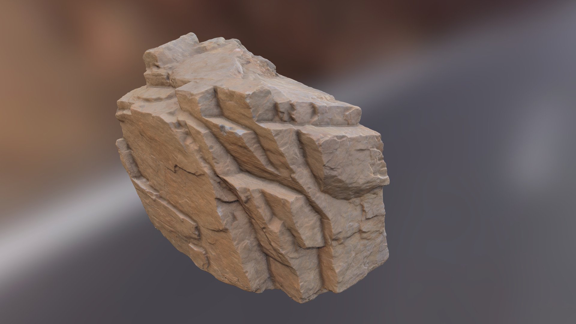 Big Cliff Rock - 3D model by siebencorgie [088da9b] - Sketchfab