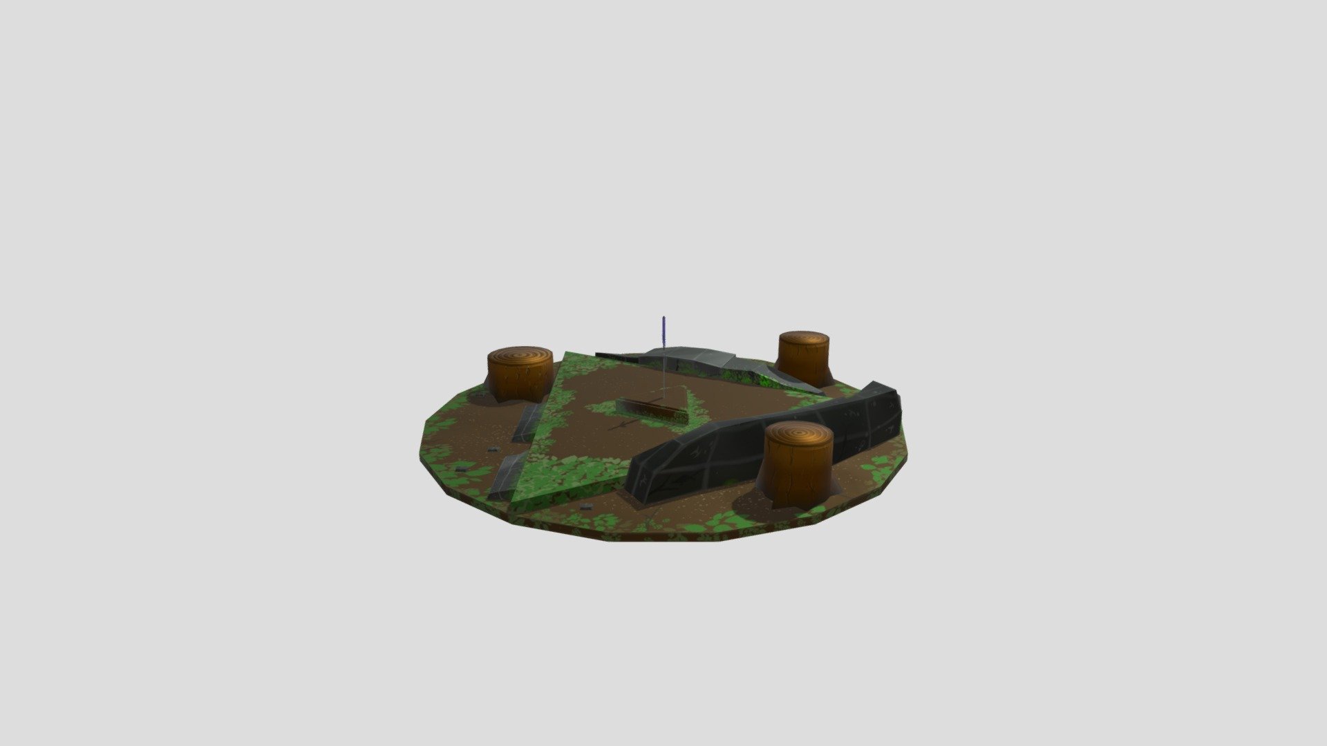 Master-Sword Diorama
