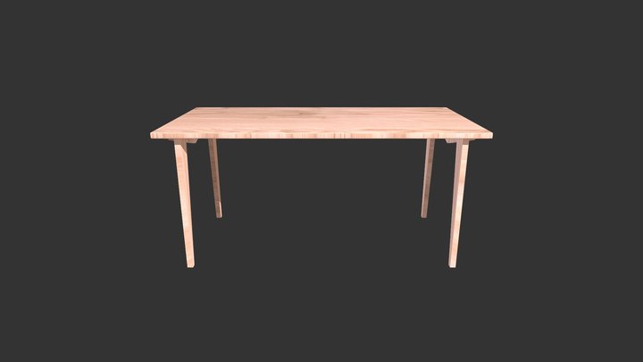 JM17 Dining table 3D Model