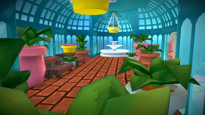 Cozy Greenhouse Kit 3D Model