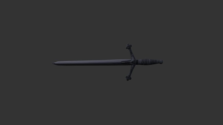 Espada Negra 3D Model