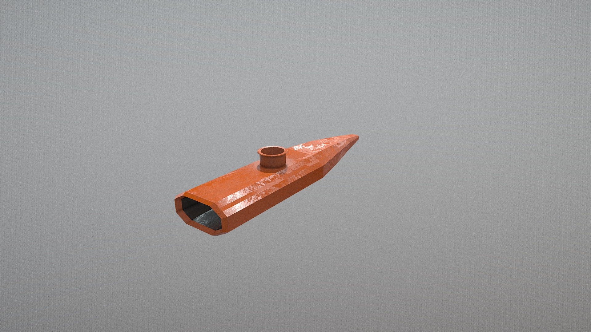 Orange Kazoo Download Free 3D model by RealgrumpyKitten1 [0890d61