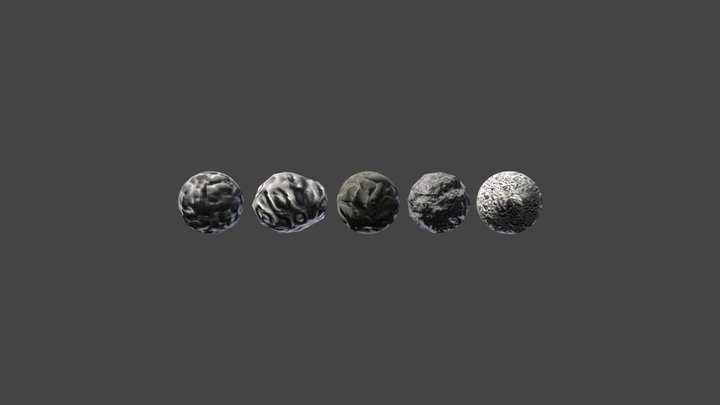 Asteroid Pack 3D Model