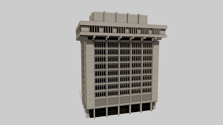 Central Bank of the Dominican Republic 3D Model