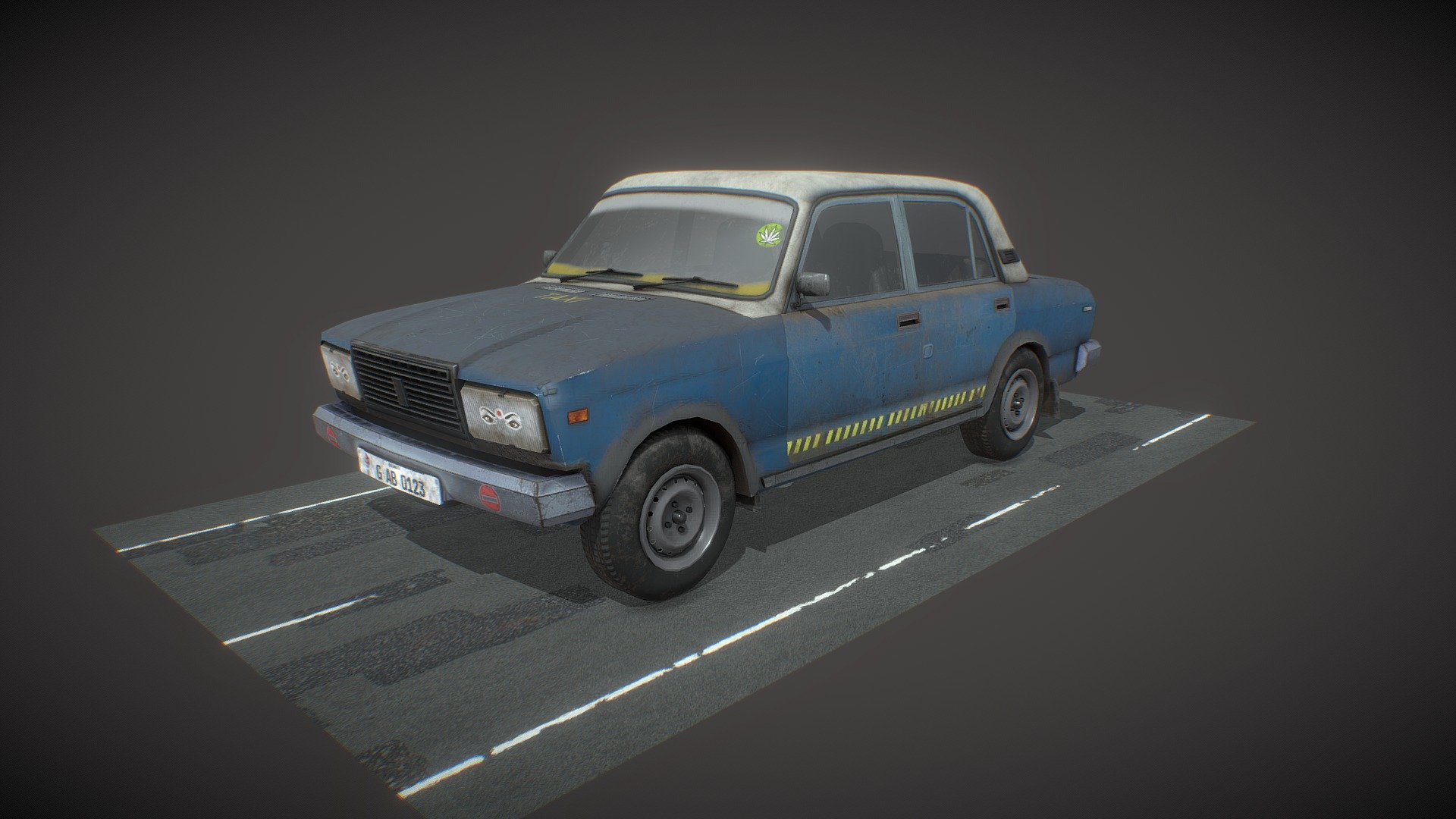 LADA VAZ 2107 - 3D model by dograaman999 [08919ff] - Sketchfab