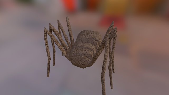 Creeper Spider 3D Model