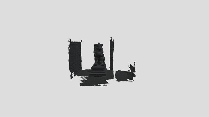 230906_ Komainu- Un_simplified_3d_mesh 3D Model