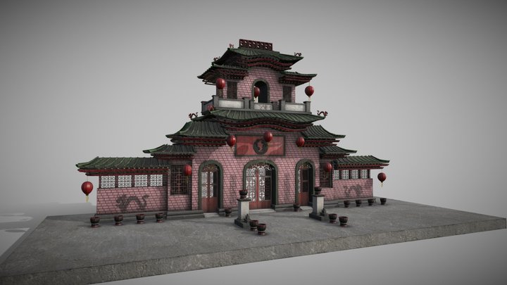 Quan Cong Temple 3D Model