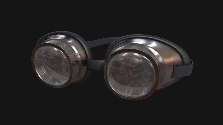 Goggles 3D Model