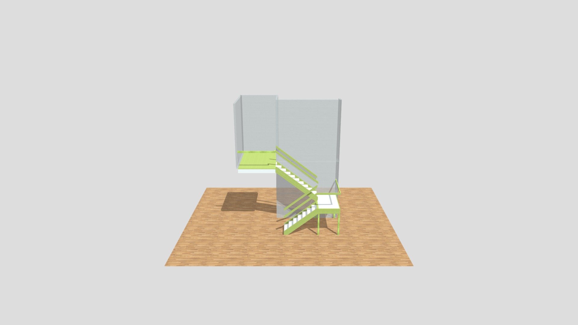 132-22 (1247-21) Venstre trapp - 3D model by Sollitrapp [089339c ...