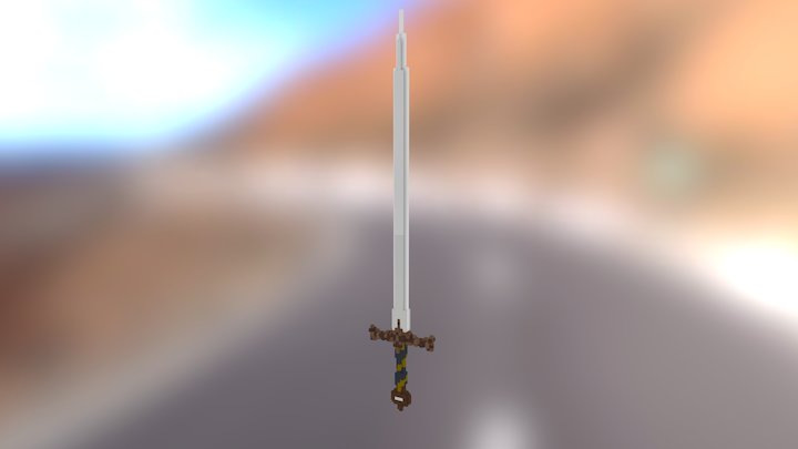 Voxel Sword Series III 3D Model