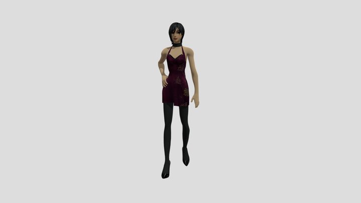 Ada Wong Resident Evil 4 Remake 3D model