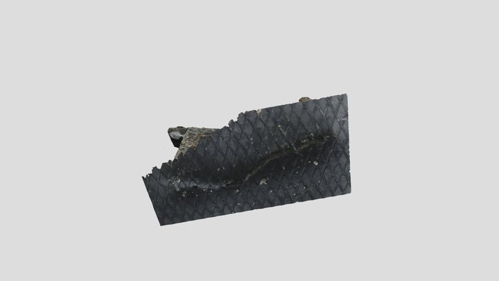 Piece of airplane wreck 3D Model