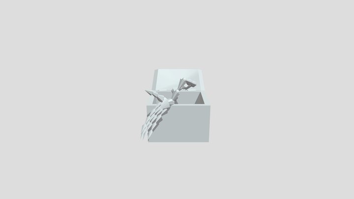 Jack-in-the-box Shake Hand Idle 3D Model