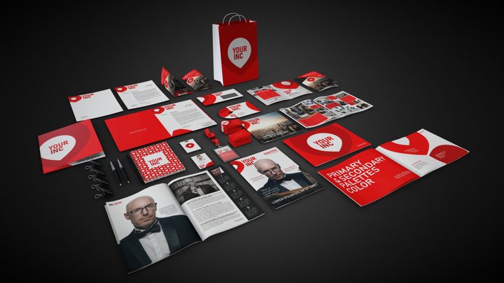 Branding Pack v.0.1 preview 3D Model