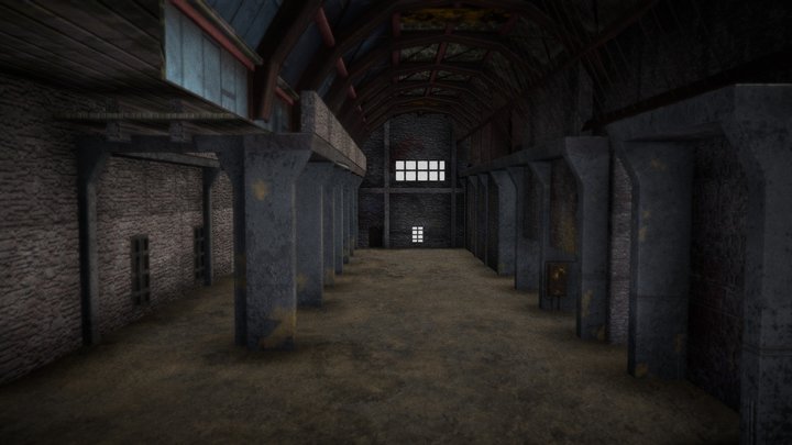 Abandoned Warehouse/Factory 3D Model