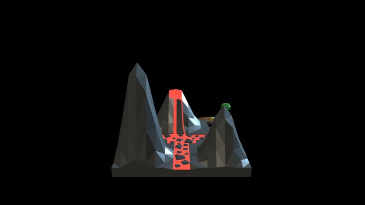 Volcano 3D Model
