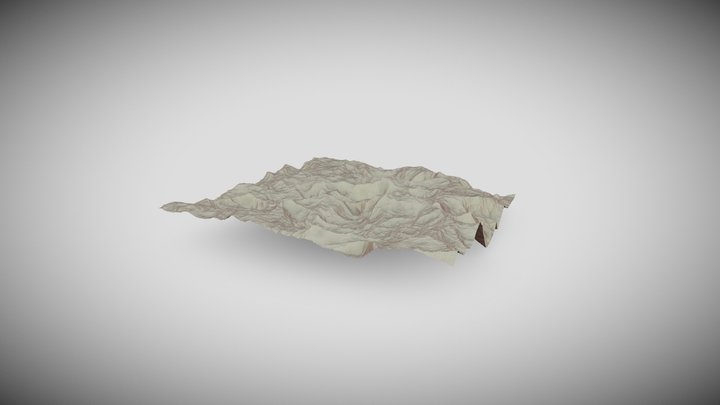 Simple Mountain 3D Model