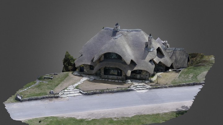 Thatch House 3D Model