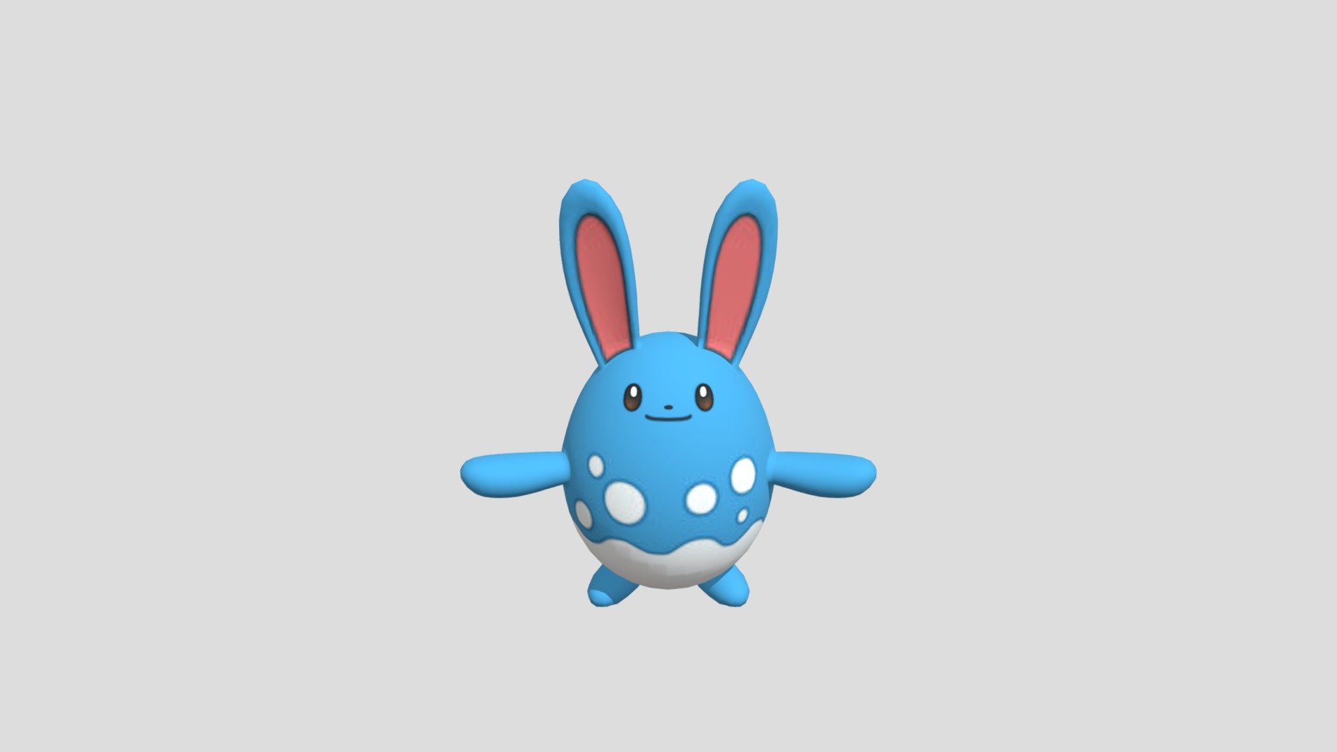 Azumarill - Download Free 3D model by 31schrci [0898e97] - Sketchfab