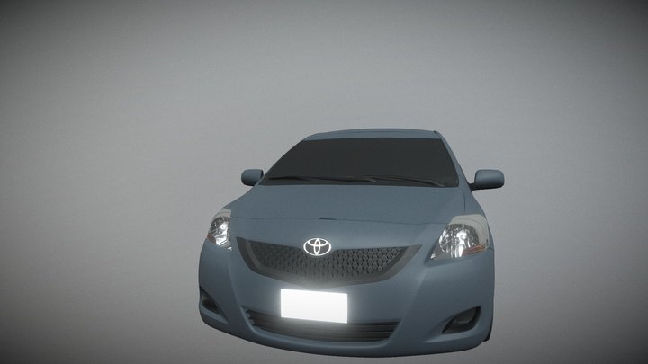 2007 Toyota Vios (low poly) – Free 3D Model STL