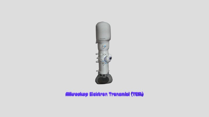 Mikroskop Elektron Transmisi (TEM) 3D Model