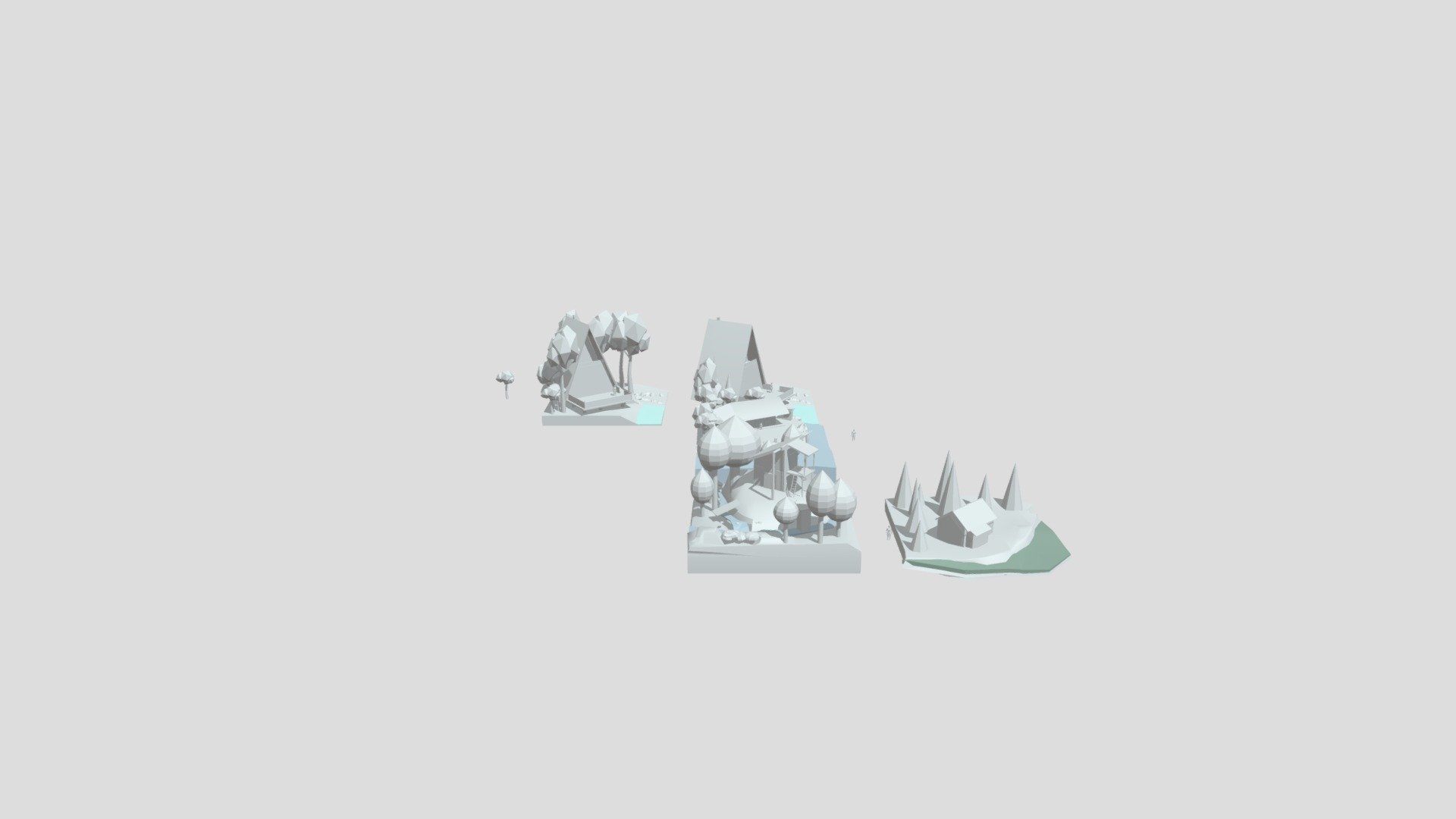 Forest Loner - Blockout - 3D model by Wouterduprez [089b660] - Sketchfab