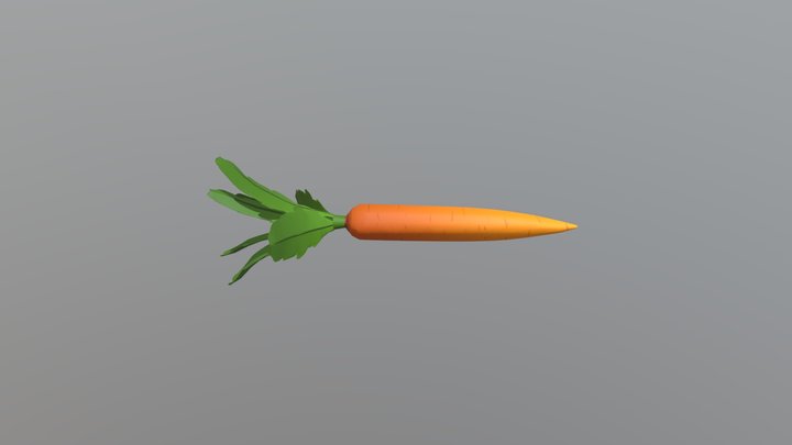 Carrot (.c4d and .fbx) 3D Model