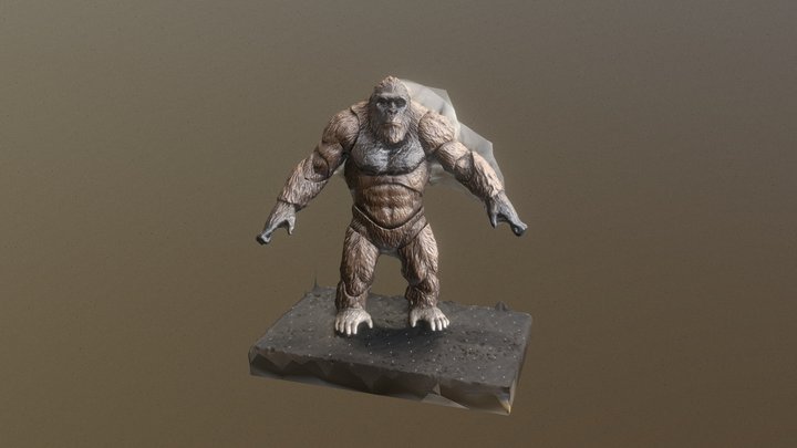 Bandai S.H.MonsterArts king kong 3D Model