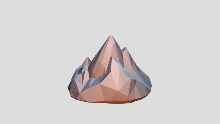 montagne obj 3D Model
