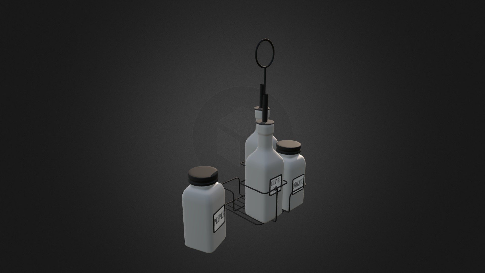 Spice Containers Set D Model - Buy Royalty Free 3D model by cgaxis ...