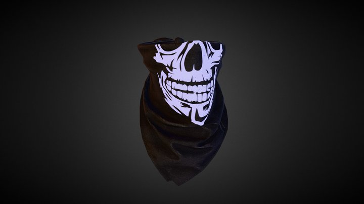 RUST Skull Bandana 3D Model