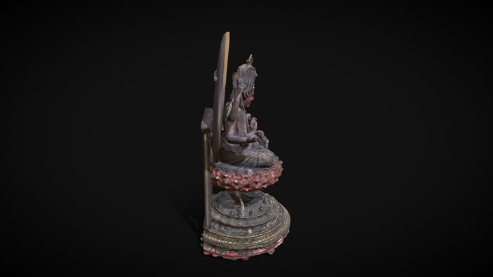 愛染明王 (金属製) from EinScan Libre 3D Model