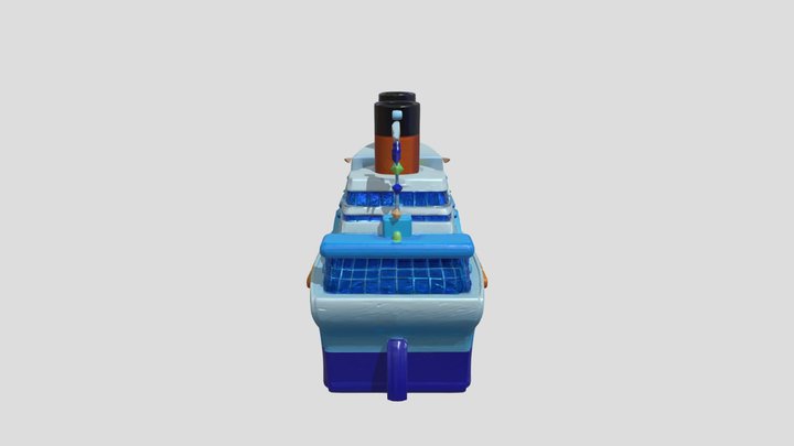Cruise Ship 3D Model