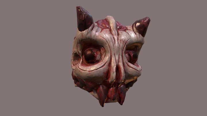 Skeleton head 3D Model