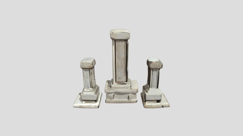 Stone Altar — 3D Model | Game Ready | PBR Textur
