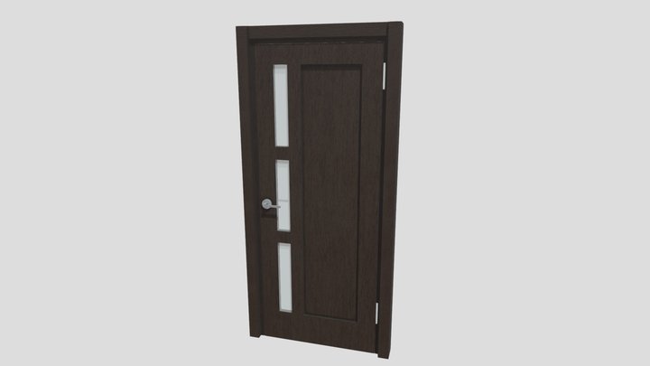 Modern Wood Door 3D Model