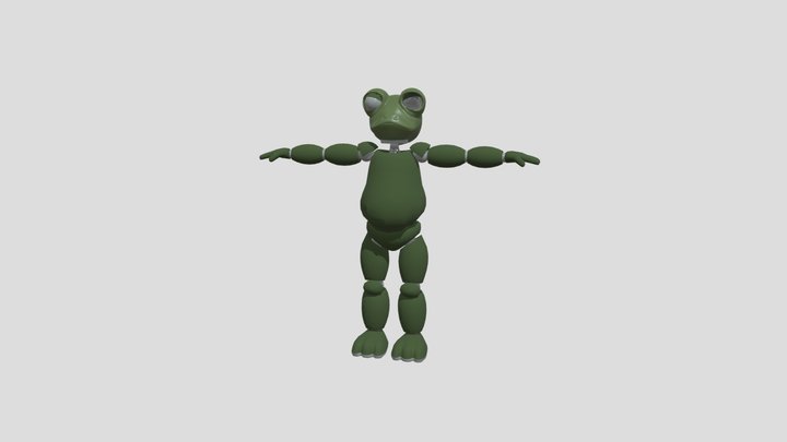 P02B_DeruyckJ_Character02_Frog 3D Model
