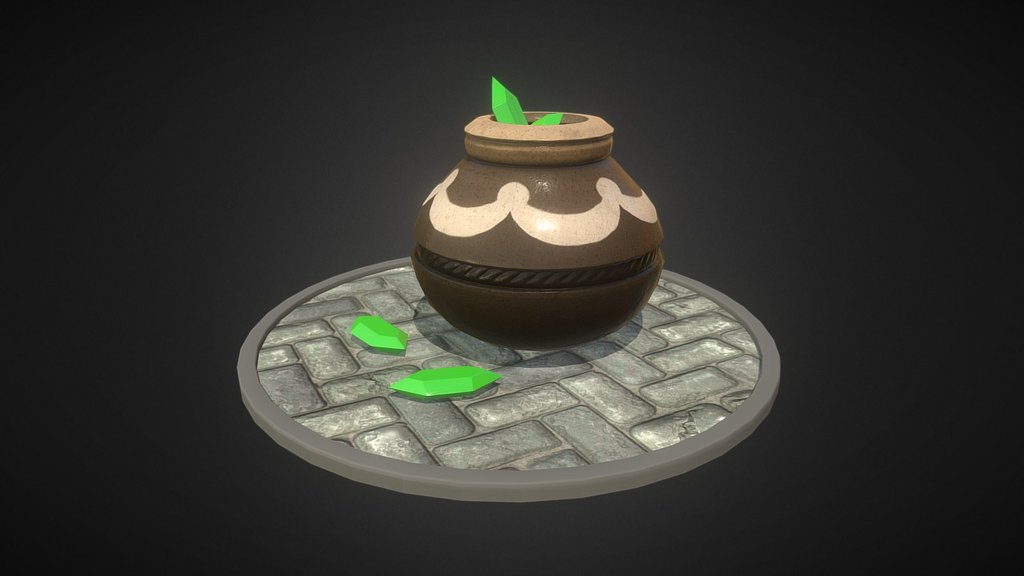 [SGP] Ocarina of Time Jar 3D model by TheAppleCake [08a08e0] Sketchfab